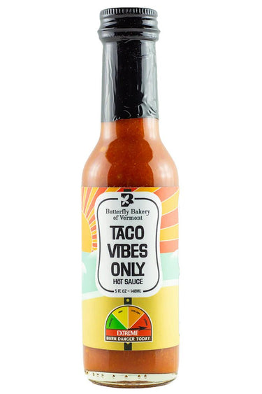 Butterfly Bakery Vermont Taco Vibes Only Hot Sauce 5 oz. - The Pepper Pantry (Formerly Marie Sharp's)